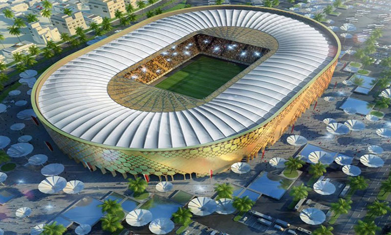 صورة مجسمة عن أحد ملاعب مونديال قطر 2022 - (انترنت)
