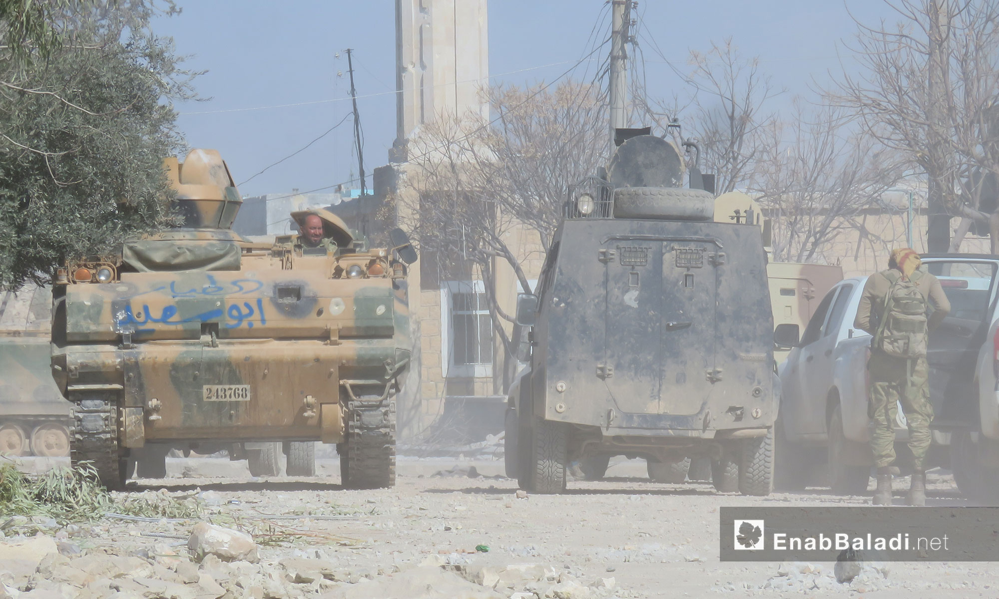 الجيش الحر في مدينة الباب بعد تحريرها - 23 شباط 2017 (عنب بلدي)