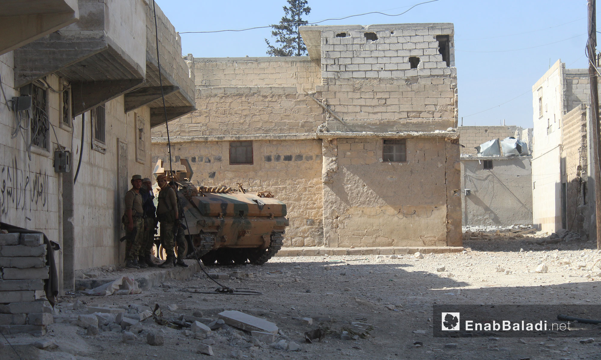 الجيش الحر في مدينة الباب بعد تحريرها - 23 شباط 2017 (عنب بلدي)