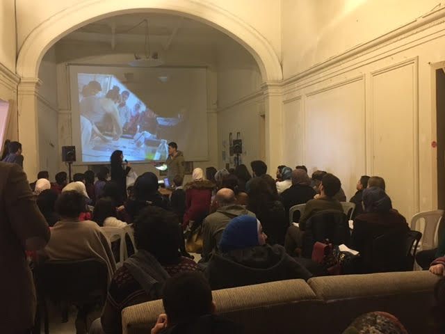الحضور في مركز "منشن" في البقاع اللبنانية - 19 شباط 2017 (عنب بلدي)