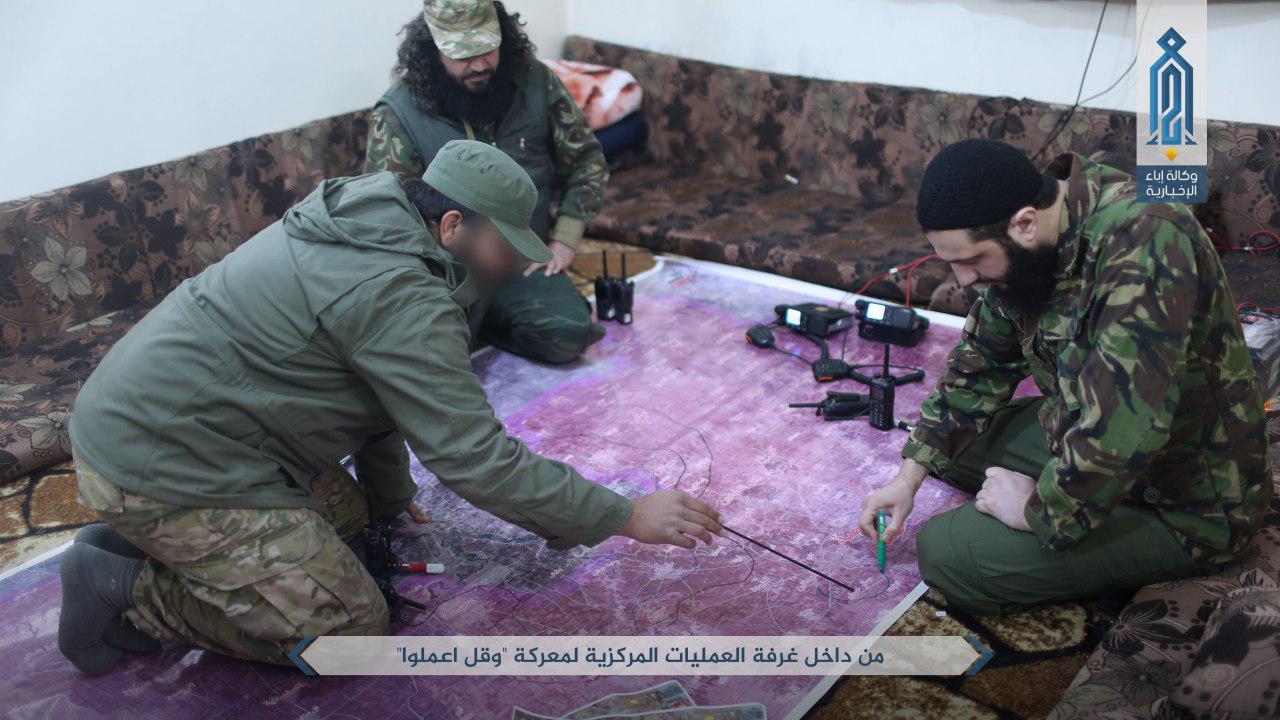 الجولاني والطحان يركزان على مطار حماة العسكري في خارطة حماة- الجمعة 24 آذار (وكالة إباء)