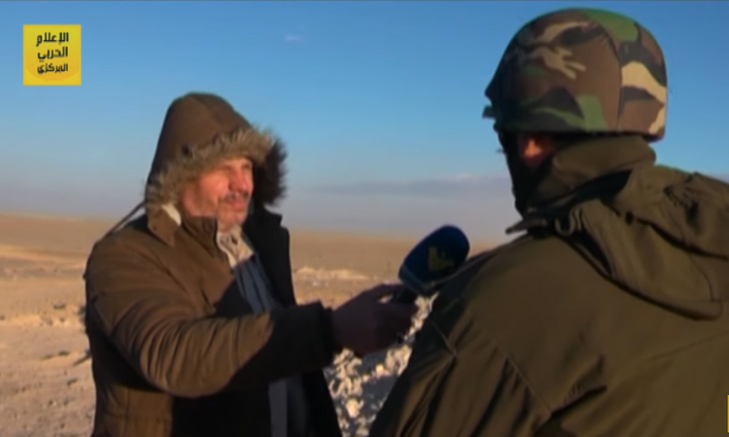 قناة "المنار" مع أحد مقاتلي "حزب الله" في محيط تدمر- الأربعاء 1 آذار (يوتيوب)