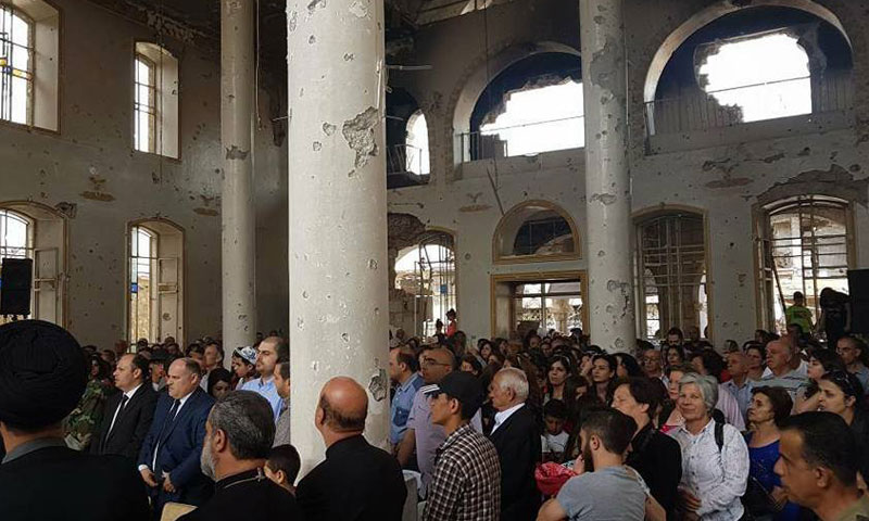 كنيسة "رقاد السيدة" في مدينة الزبداني- الجمعة 19 أيار (دمشق الآن)