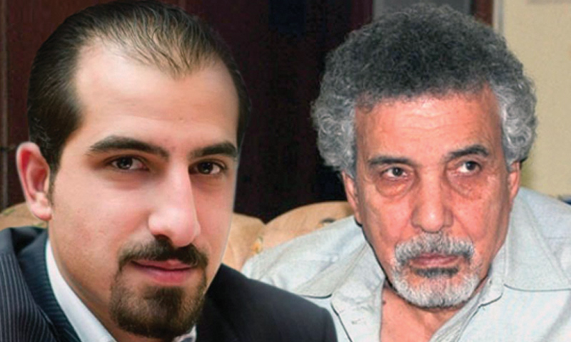 الكاتب مصطفى خليفة المعتقل السابق والمبرمج باسل الصفدي الذي قتل تحت التعذيب في سجون النظام السوري (تعديل عنب بلدي)