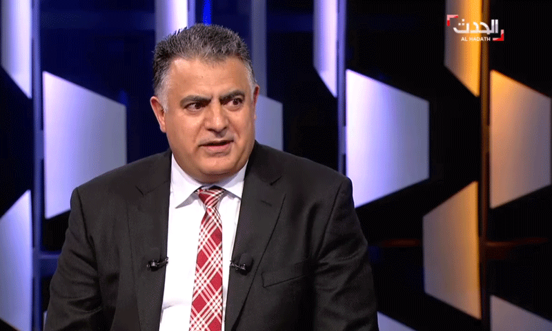 خالد المحاميد، نائب رئيس وفد المعارضة إلى جنيف - 2 آب 2017 (يوتيوب قناة الحدث)