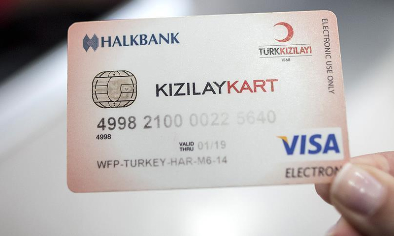 بطاقة الهلال الأحمر التركي للاجئين السوريين (انترنت)