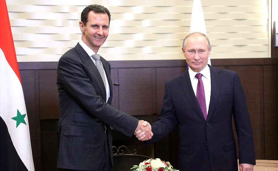 رئيس النظام السوري في زيارة إلى سوتشي الروسية - 20 تشرين الثاني 2017 (وكالات روسية)
