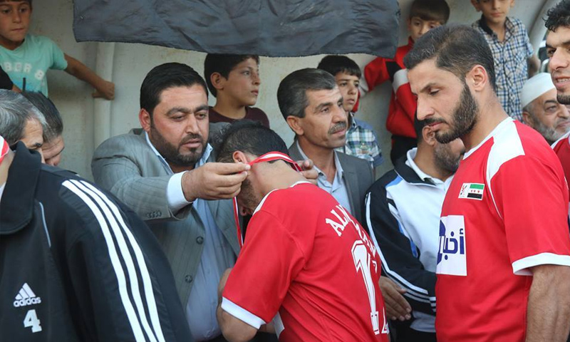 رئيس اتحاد كرة القدم "الحر" في إدلب نادر الأطرش - (الهيئة السورية للرياضة)