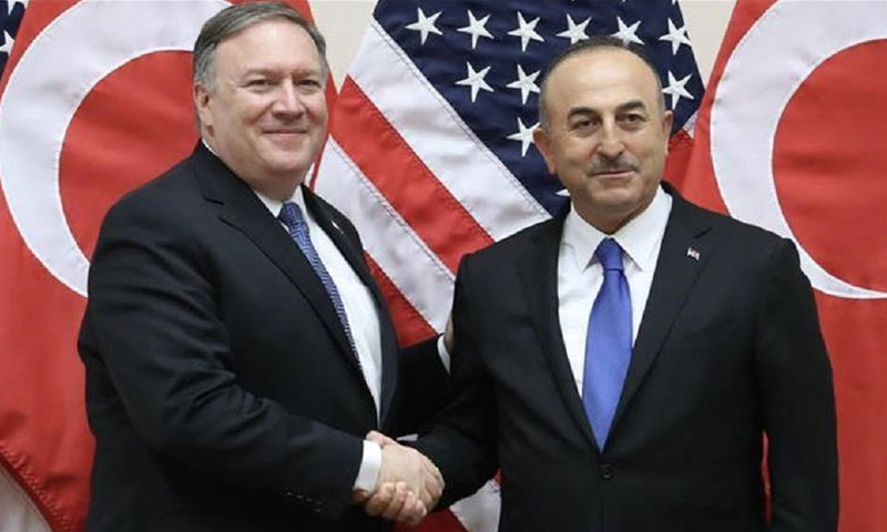 وزيري الخارجية التركي والأمريكي )NEWS TURK)