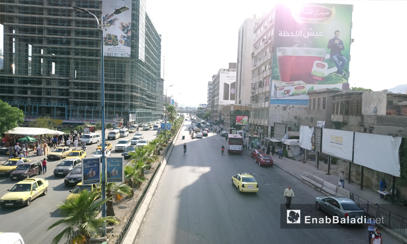 شارع الثورة وسط العاصمة دمشق - 6 من حزيران 2018 (عنب بلدي)