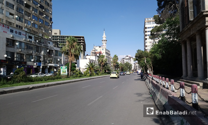 شارع النصر في وسط العاصمة دمشق – 6 من حزيران 2018 (عنب بلدي)
