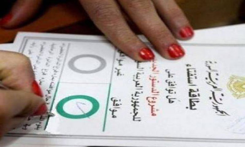 الاستفتاء على الدستور السوري الجديد عام 2012 (إنترنت)