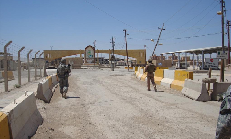 نقطة البوكمال الحدودية مع العراق (وكالة أنباء آسيا)