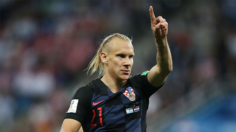 المدافع الكرواتي "فيدا" في مباراة أمام الأرجنتين-كأس العالم 2018 (انترنت)