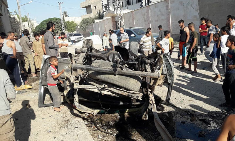 سيارة مفخخة تضرب جرابلس 5 تموز 2018 ( مدينة الباب وما حولها)