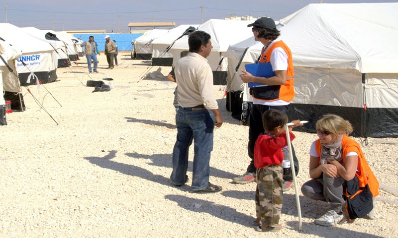 مخيمات اللاجئين في الأردن -صورة تعبيرية (انترنت)