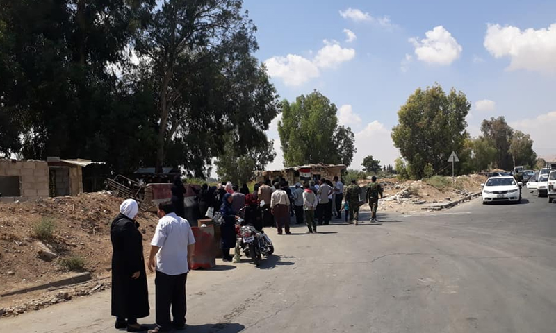 عودة جزء من أهالي داريا إلى مدينتهم في الغوطة الغربية (المكتب التنفيذي لمدينة داريا)