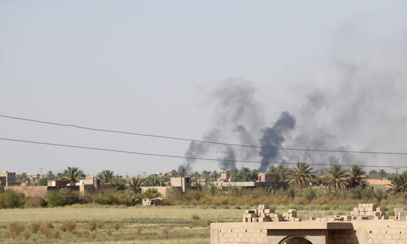 قصف يستهدف بلدة السوسة شرق الفرات - 20 من تشرين الأول 2018 (قسد)