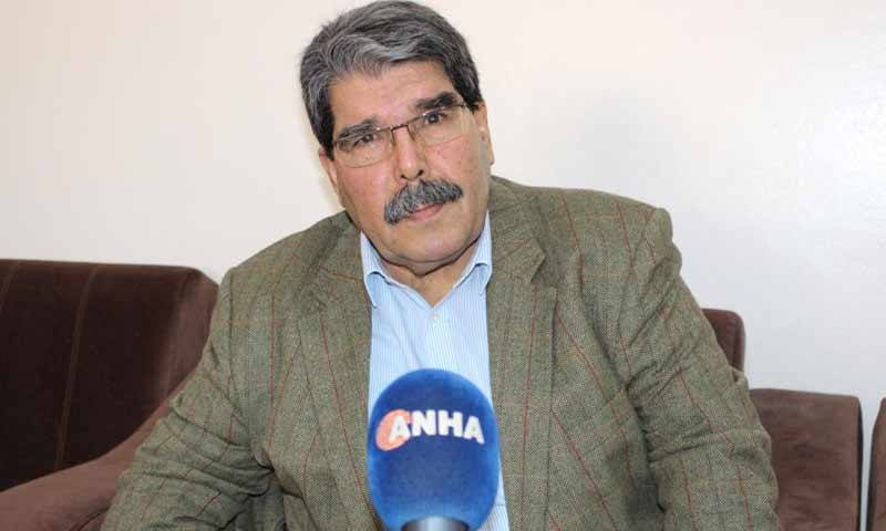 الرئيس السابق لحزب “الاتحاد الديمقراطي” (الكردي)، صالح مسلم (وكالة هاوار)
