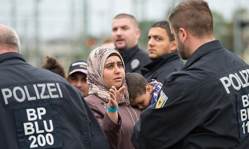 لاجئة سورية في ألمانيا (الأناضول)