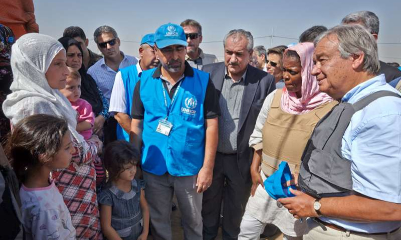 لاجئين سوريين في كردستان العراق عام 2013 (UNHCR)