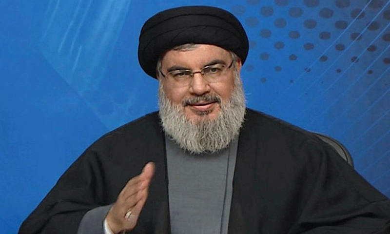 الأمين العام لـ"حزب الله" اللبناني، حسن نصر الله (AFP)