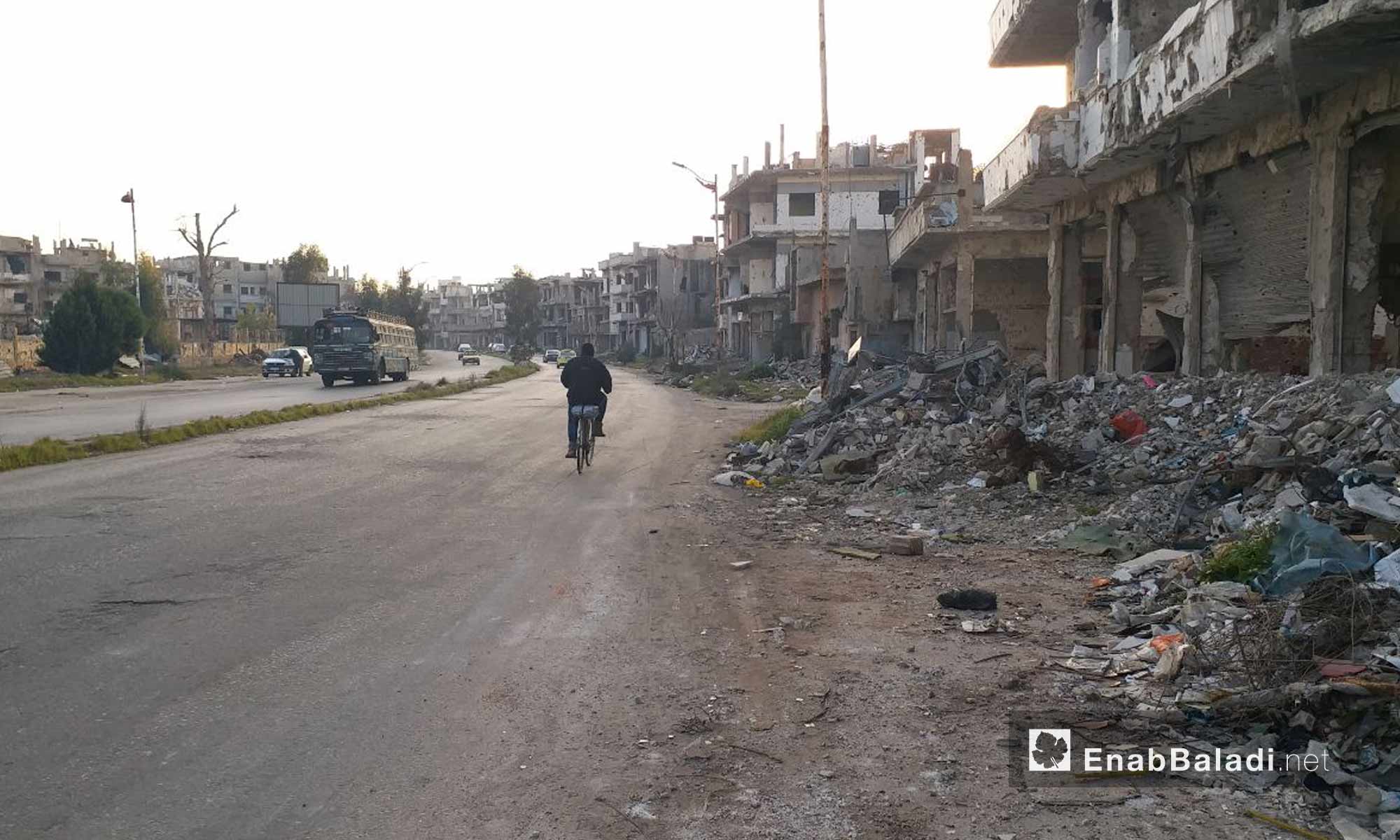 أحياء القصور في مدينة حمص - 24 من كانون الثاني 2019 (عنب بلدي)