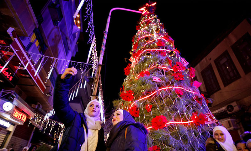 احتفالات رأس السنة في دمشق (فيس بوك)