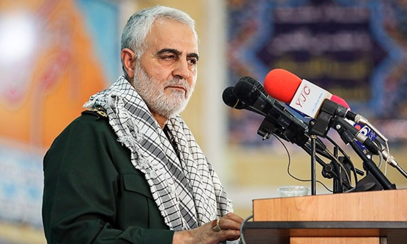 الجنرال الإيراني قائد "فيلق القدس" بـ"الحرس الثوري الإيراني"، قاسم سليماني (فارس)
