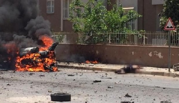 تفجير في شارع محمد عاكف أورصوي في الريحانية - 5 تموز 2019 (haber7)