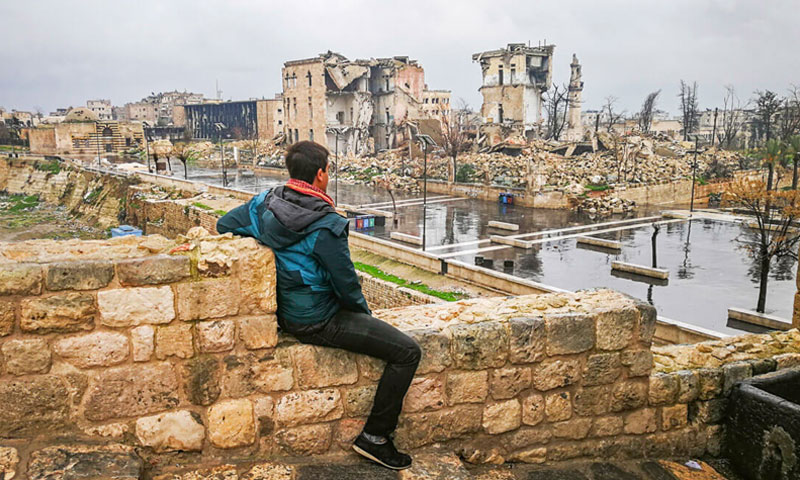 المنظر أمام قلعة حلب - كانون الأول 2018 (خوان توريس)