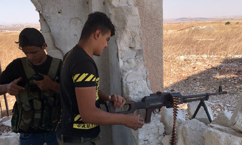 قوات النظام تسيطر على بلدة الهبيط بريف إدلب الجنوبي (OLEG BLOKHIN)