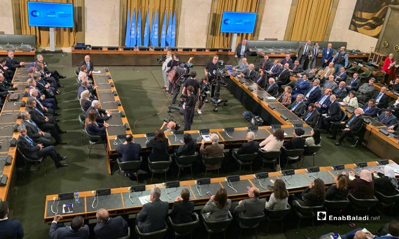 اجتماعات "اللجنة الدستورية" السورية في جنيف - 30 تشرين الأول 2019 (عنب بلدي)