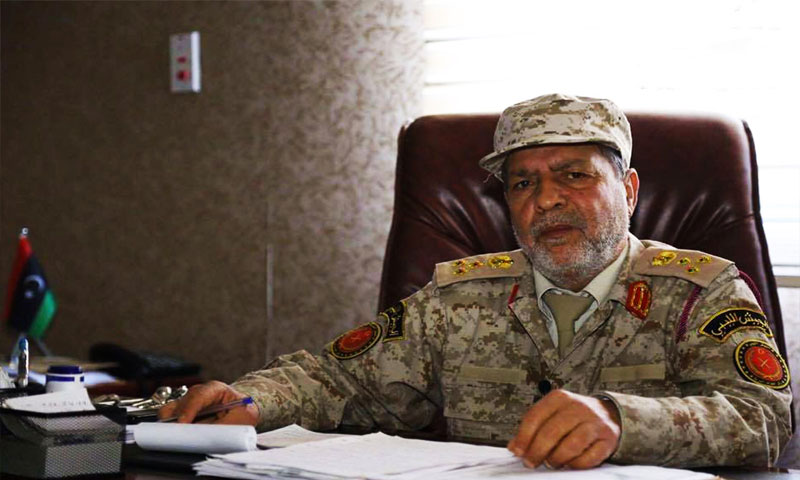 قائد المجلس العسكري في مدينة مصراتة الليبية ابراهيم بالرجب (المرصد)