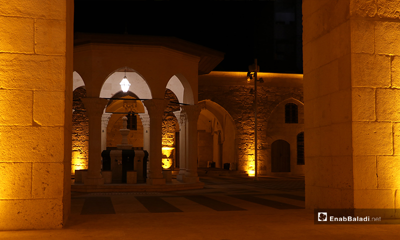 موضأ المسجد الكبير في مدينة الباب ليلة رمضان- 23 من نيسان (عنب بلدي)