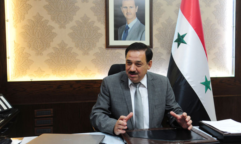وزير المالية السوري مأمون حمدان، (سانا)