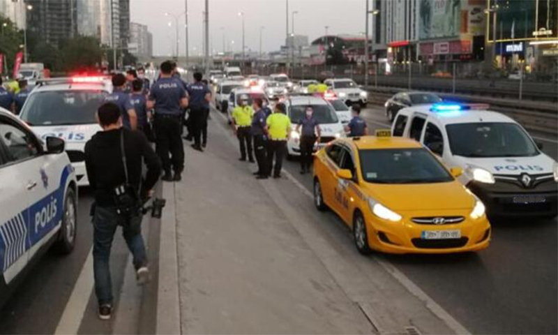 الشرطة التركية تقبض على مشتبه بهم في اسطنبول- 29 حزيران 2020 (ميلييت)