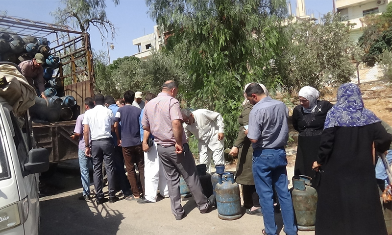 توزيع الغاز في درعا - أيلول 2019 (محافظة درعا الإدارة المحلية)