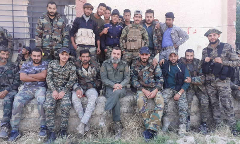 عناصر من الفرقة الرابعة في درعا - 1 تشرين الأول 2020 (الفرقة الرابعة قوات الغيث/ فيسبوك)