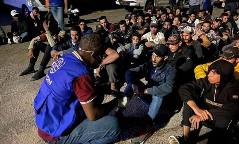 مجموعة من المهاجرين في سواحل ليبيا 8 من آب (تجمع أحرار حوران)