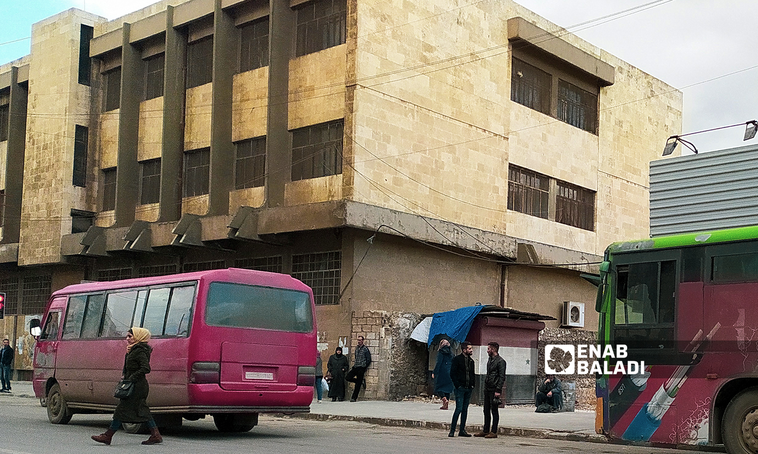 مدرسة بالقرب من حي الرازي في مدينة حلب - 18 تموز 2021 ( عنب بلدي / صابر الحلبي )