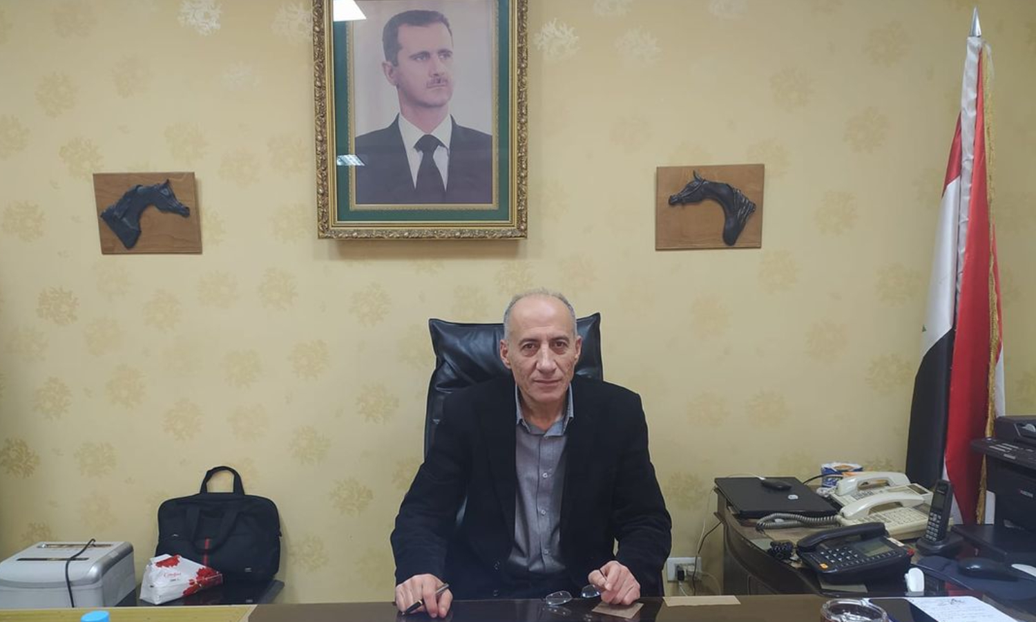 مدير "المؤسسة السورية للتجارة"، زياد هزاع (تلفزيون الخبر)