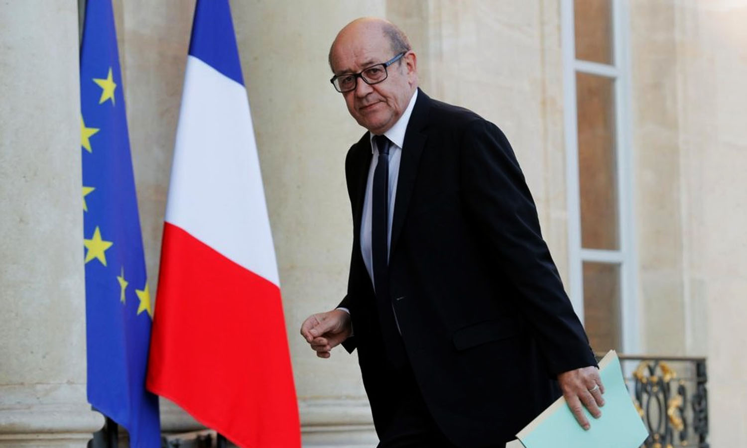 وزير الخارجية الفرنسي، جان إيف لودريان (رويترز)