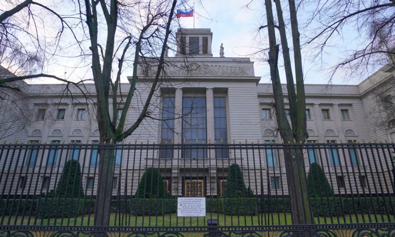 السفارة الروسية في برلين (DPA/ جورج كارستينسين)