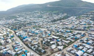مخيمات لإيواء النازحين شمال غربي سوريا - 15 من كانون الثاني 2024 (الدفاع المدني السوري)