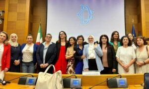"المجلس الاستشاري النسائي السوري" في مجلس النواب الإيطالي - 6 أيلول 2023 (نجاة رشدي/ اكس) 