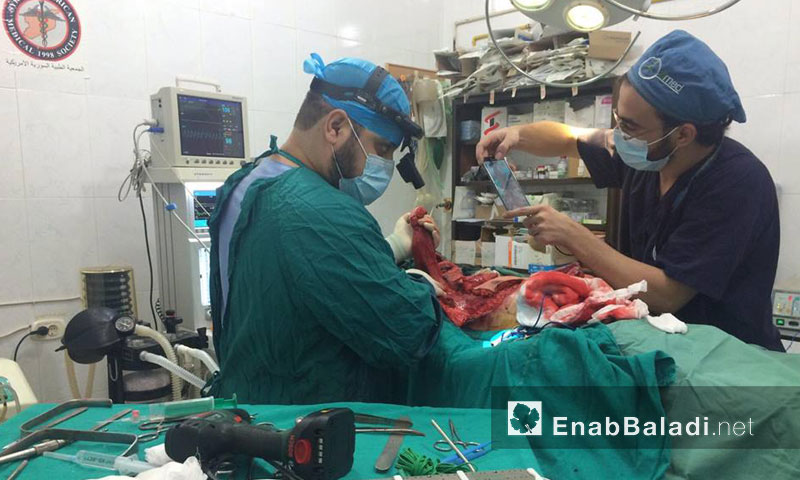 Doctors in the liberated areas of Aleppo succeed in performing a complicated operation – Sunday, September 11th (Enab Baladi)
