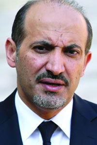 Ahmad al-Jarba, head of Syria's Tomorrow Movement 
