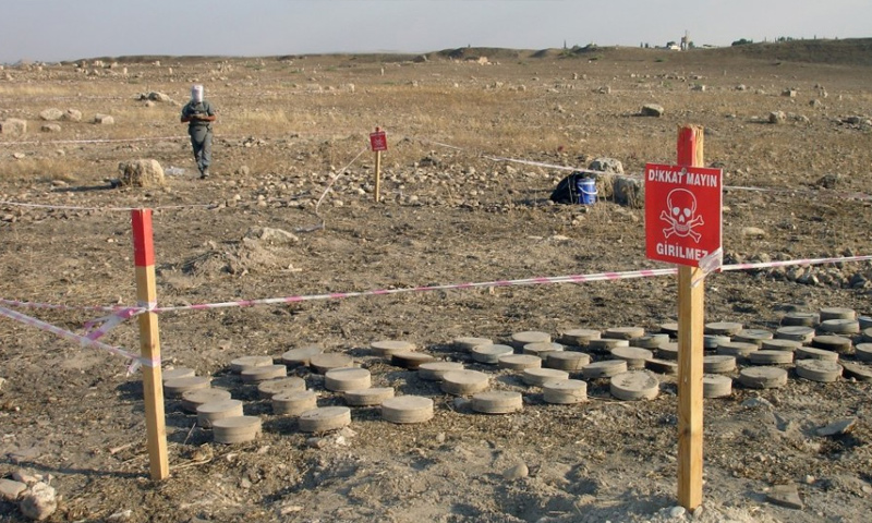 Landmines area in Raqqa (AFB)