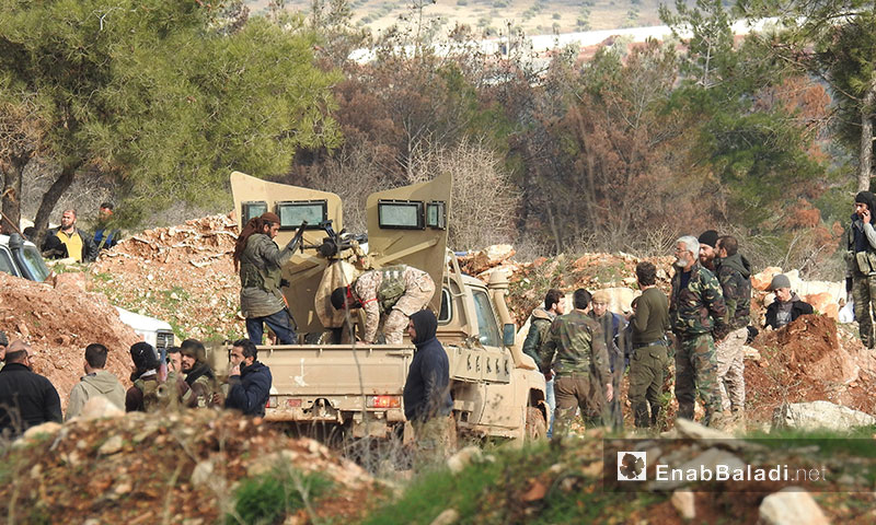 Preparations of the Free Army for a battle in the vicinity of Afrin area in Aleppo countryside - February 2, 2018 (Enab Baladi)
